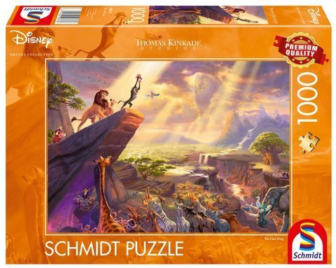 PQ Puzzle 1000 el. THOMAS KINKADE Król Lew (Disney)