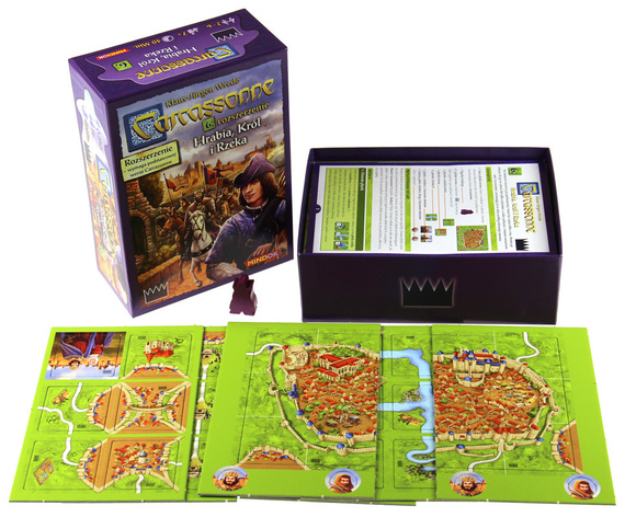 Carcassonne: 6. dodatek - Hrabia, Król i Rzeka (II edycja polska)