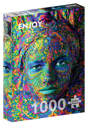 Puzzle 1000 el. Kobieta z makijażem