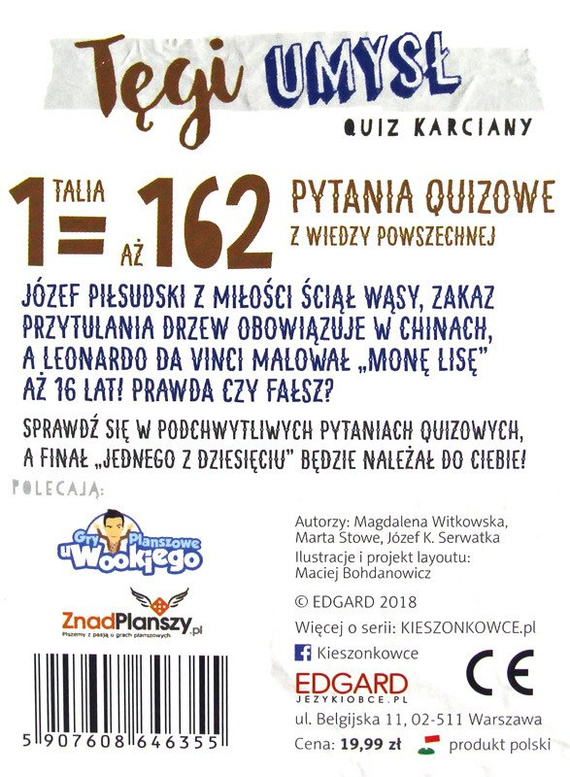 Kieszonkowiec wiedza powszechna - Tęgi umysł