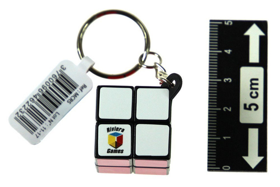 Brelok do kluczy z kolorową kostką 2x2x2 (standard)