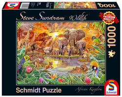 PQ Puzzle 1000 el. STEVE SUNDRAM Zwierzęta Afryki