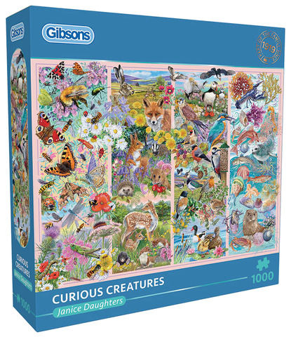 Puzzle 1000 el. Ciekawe stworzenia