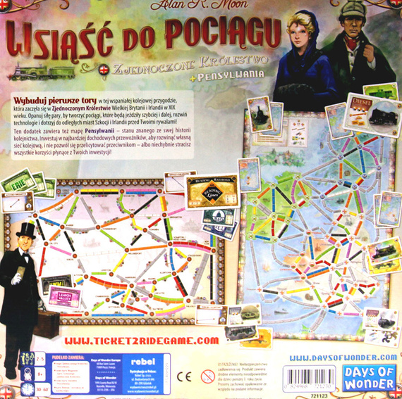 Wsiąść do pociągu: Zjednoczone Królestwo / Pensylwania
