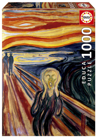 Puzzle 1000 el. Krzyk, Edvard Munch