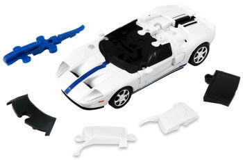 Puzzle 3D CARS - Ford GT - poziom 2/4