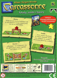 Carcassonne: 8. dodatek - Mosty, Zamki i Bazary (II edycja polska)