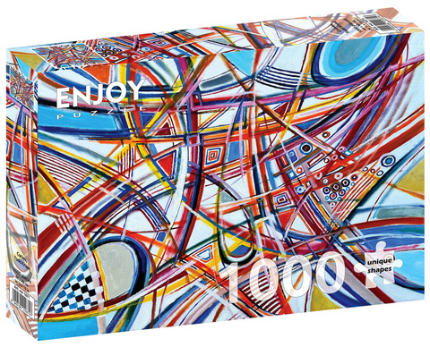 Puzzle 1000 el. Linie krzywe