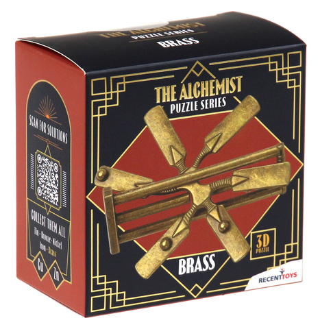 The Alchemist Puzzles: Brass - łamigłówka Recent Toys - poziom 3,5/5