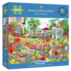 Puzzle 250 el. XL Kwiaty w ogrodzie