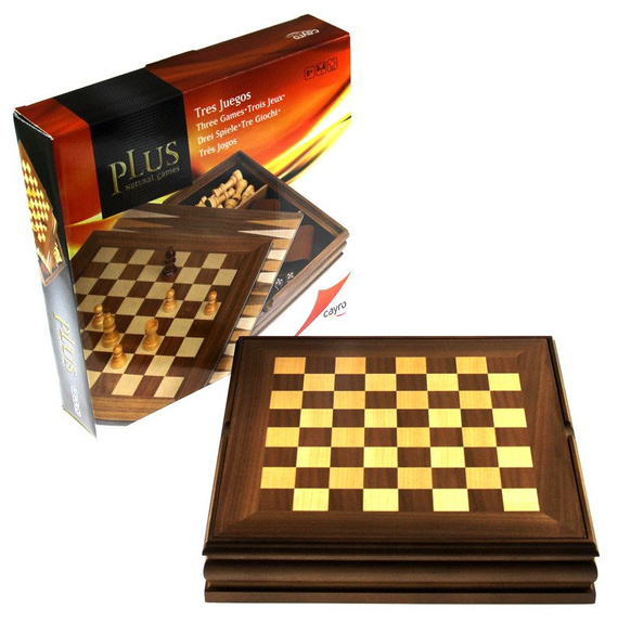 Szachy / Warcaby / Backgammon Deluxe (1602)