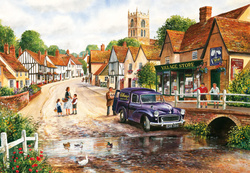 Puzzle 4 x 500 el. Spokojna woda