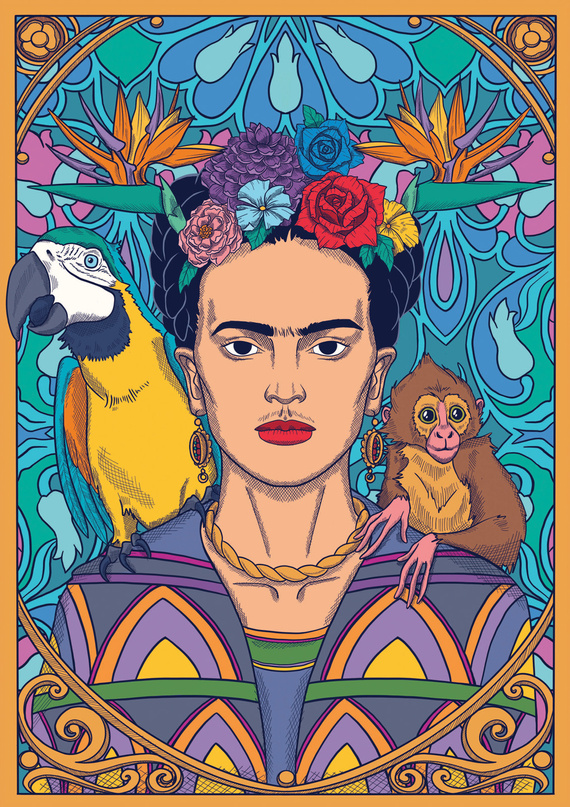 Puzzle 1500 el. Frida Kahlo