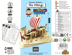 Łamigłówka drewniana Gepetto (Did You Know?) - Wikingowie (The Vikings)