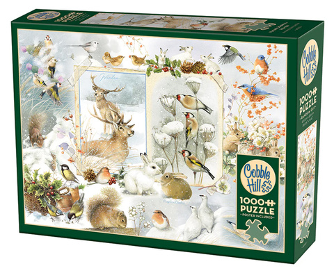 Puzzle 1000 el. Dziennik przyrodniczy: Zima