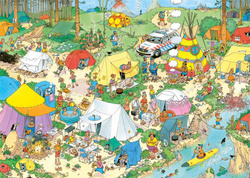 Puzzle 1000 el. JAN VAN HAASTEREN Pole namiotowe
