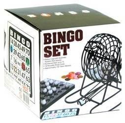 Bingo - czarny zestaw do gry (HG) OUTLET