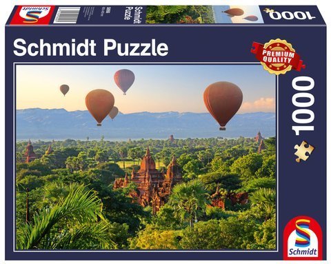 PQ Puzzle 1000 el. Balony nad Mandalaj / Mjanma