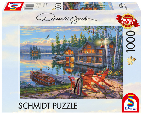 PQ Puzzle 1000 el. DARREL BUSH Jezioro Loon / USA
