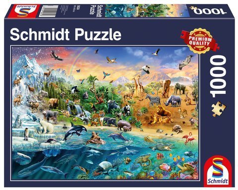 PQ Puzzle 1000 el. Królestwo zwierząt