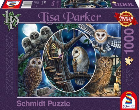 PQ Puzzle 1000 el. LISA PARKER Tajemnicze sowy OUTLET