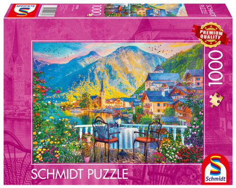 PQ Puzzle 1000 el. Malownicze Hallstatt / Austria