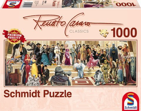 PQ Puzzle 1000 el. RENATO CASARO 100 lat kina (panorama)