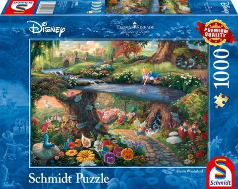PQ Puzzle 1000 el. THOMAS KINKADE Alicja w Krainie Czarów (Disney) OUTLET