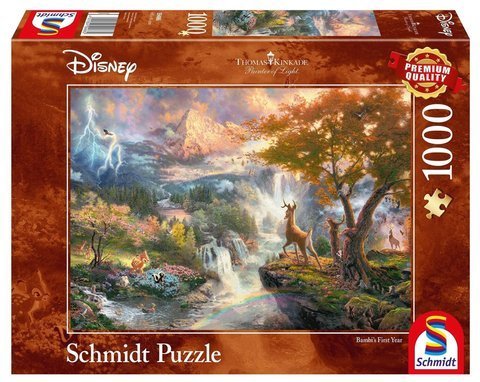 PQ Puzzle 1000 el. THOMAS KINKADE Bambi (Disney)