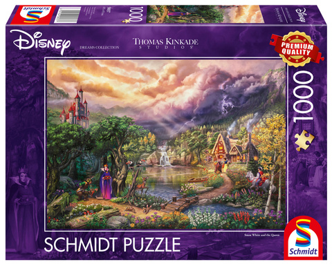 PQ Puzzle 1000 el. THOMAS KINKADE Królewna Śnieżka i Zła Królowa (Disney)