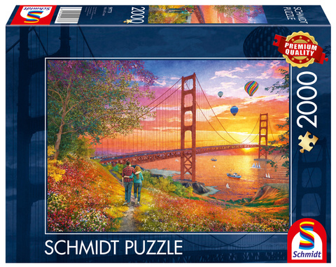 PQ Puzzle 2000 el. Spacer w pobliżu mostu Golden Gate / San Francisco