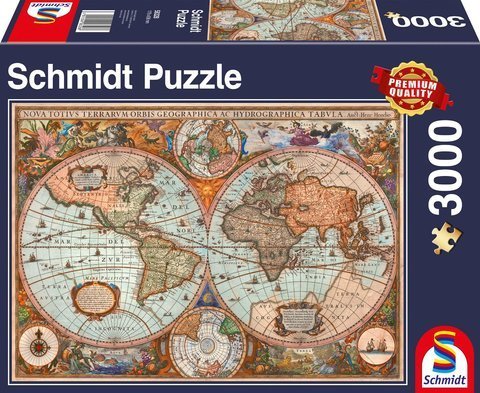 PQ Puzzle 3000 el. Starożytna mapa świata