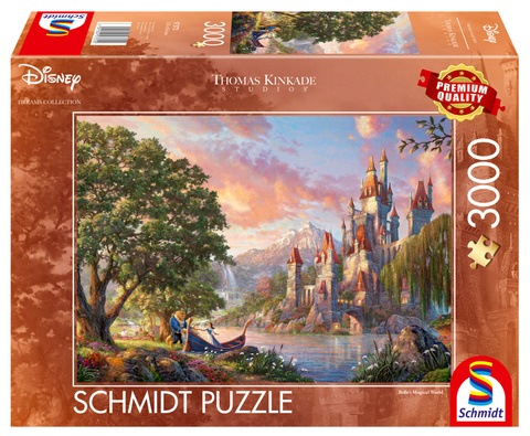PQ Puzzle 3000 el. THOMAS KINKADE Piękna i Bestia (Disney)
