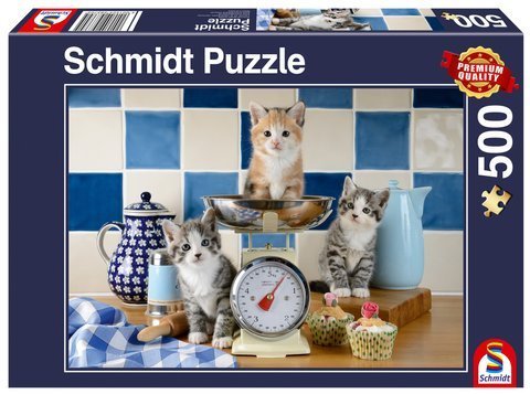 PQ Puzzle 500 el. Koty w kuchni
