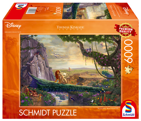 PQ Puzzle 6000 el. THOMAS KINKADE Król Lew (Disney) OUTLET