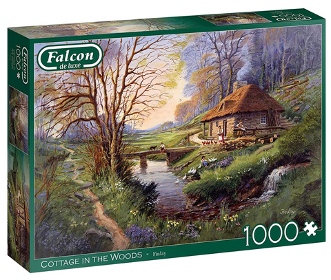 Puzzle 1000 el. FALCON Chatka w lesie