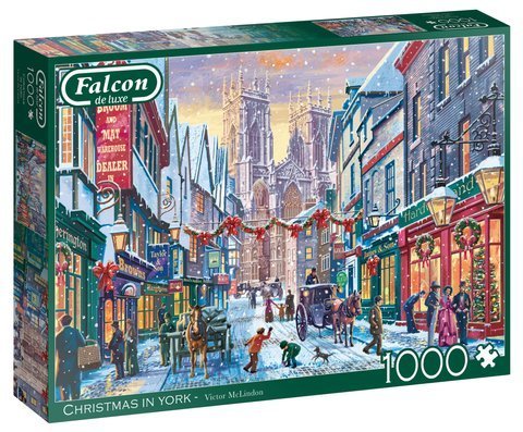Puzzle 1000 el. FALCON Święta Bożego Narodzenia w Yorku / Anglia