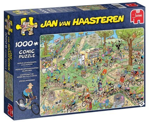 Puzzle 1000 el. JAN VAN HAASTEREN Mistrzostwa Świata w kolarstwie przełajowym