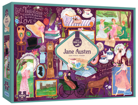 Puzzle 1000 el. Klub Książki: Jane Austen
