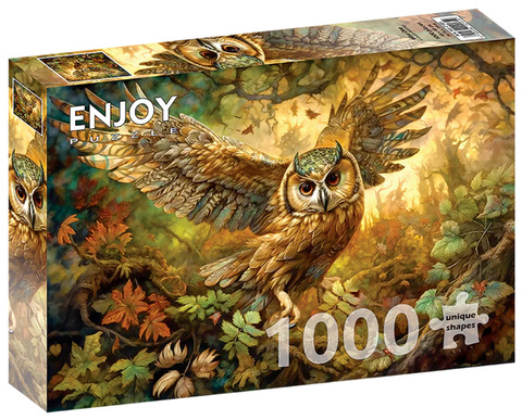 Puzzle 1000 el. Mądra sowa