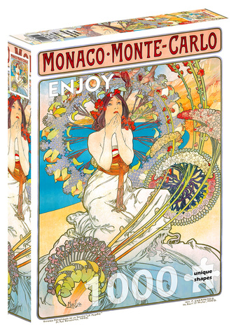 Puzzle 1000 el. Monaco / Monte Carlo, Alfons Mucha