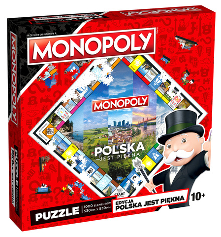 Puzzle 1000 el. Monopoly: Polska jest piękna