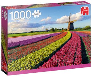 Puzzle 1000 el. PC Pole tulipanów