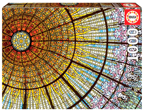 Puzzle 1000 el. Pałac Muzyki Katalońskiej / Barcelona / Hiszpania