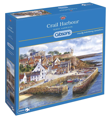 Puzzle 1000 el. Port w Crail / Szkocja