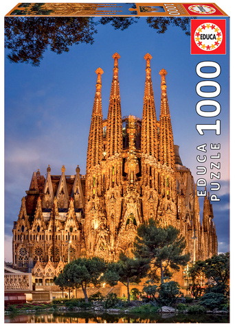 Puzzle 1000 el. Sagrada Familia / Barcelona / Hiszpania