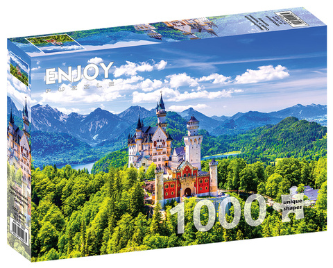 Puzzle 1000 el. Zamek Neuschwanstein / Niemcy