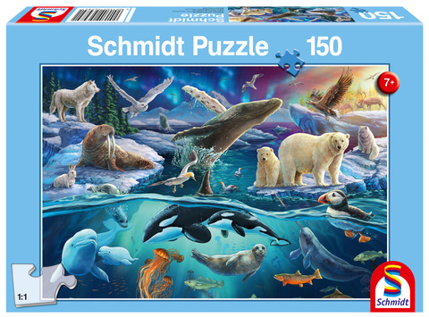 Puzzle 150 el. Arktyczne zwierzęta