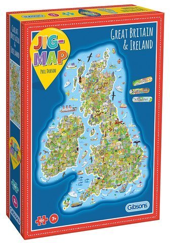 Puzzle 150 el. Wielka Brytania & Irlandia