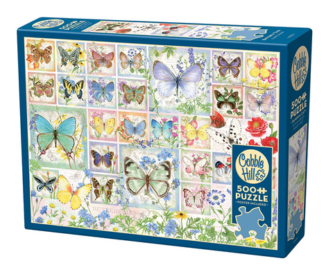 Puzzle 500 el. Kolorowe motyle